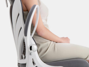 folding office chair with flip up arms