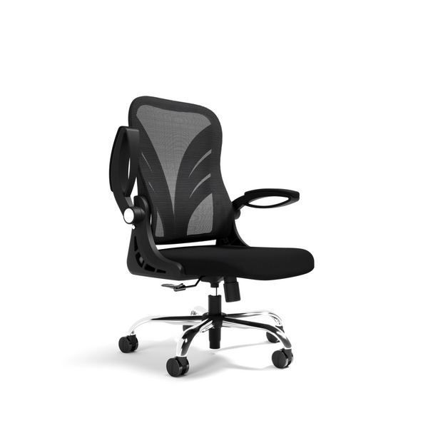 HOLLUDLE Ergonomic Office Chair Foldable Chair for Small Spaces