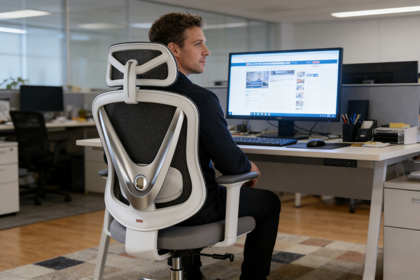 Holludle Ergonomic Office Chair – V Chair for Modern Support and Style