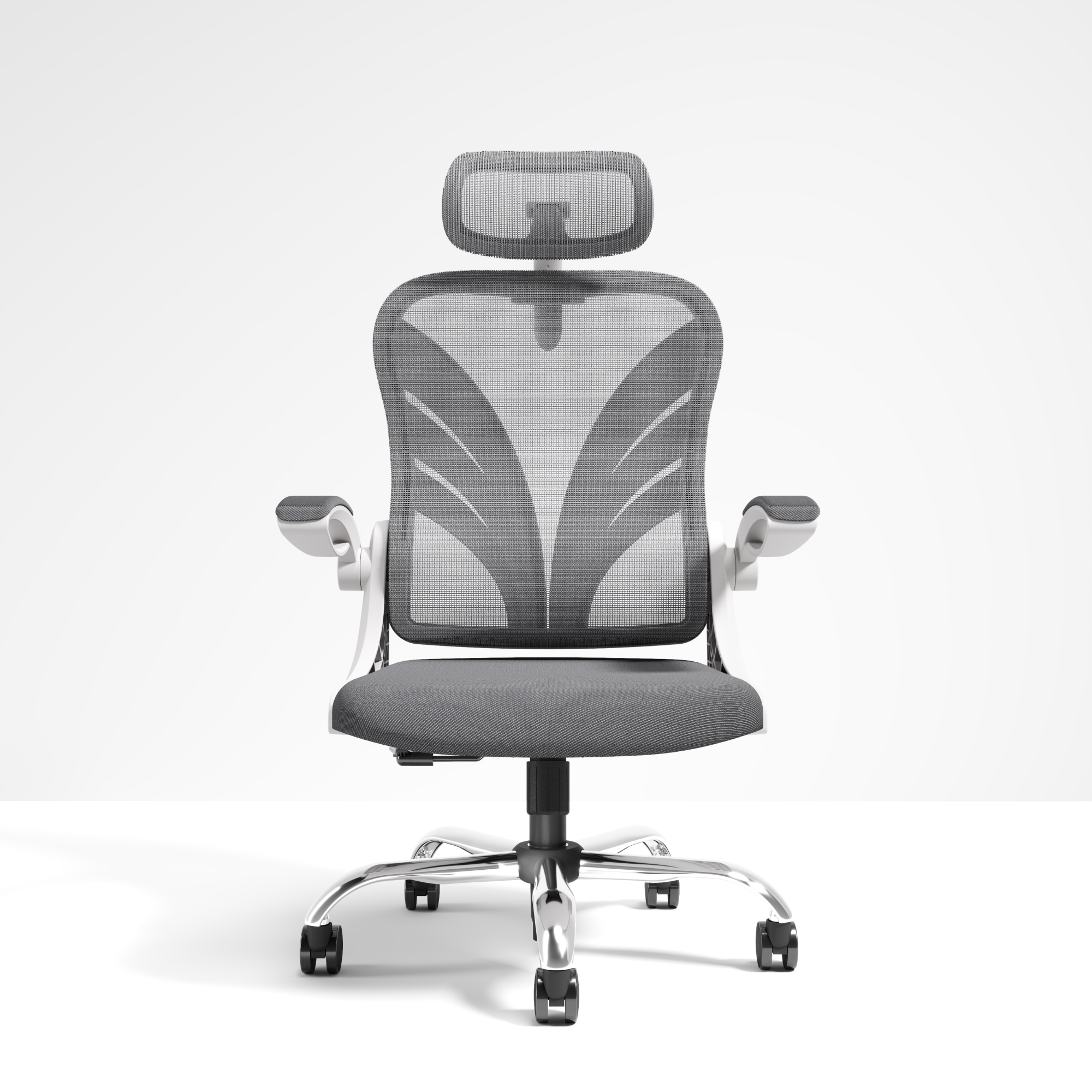 HOLLUDLE Ergonomic Office Chair Foldable Chair for Small Spaces