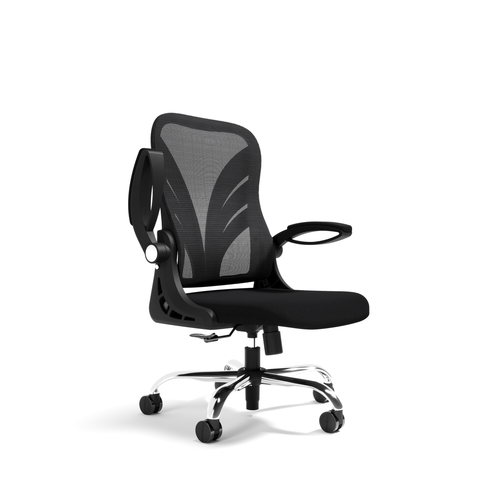 HOLLUDLE Ergonomic Office Chair Foldable Chair for Small Spaces