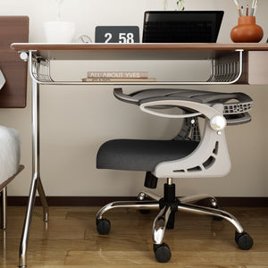 HOLLUDLE Ergonomic Office Chair Foldable Chair for Small Spaces