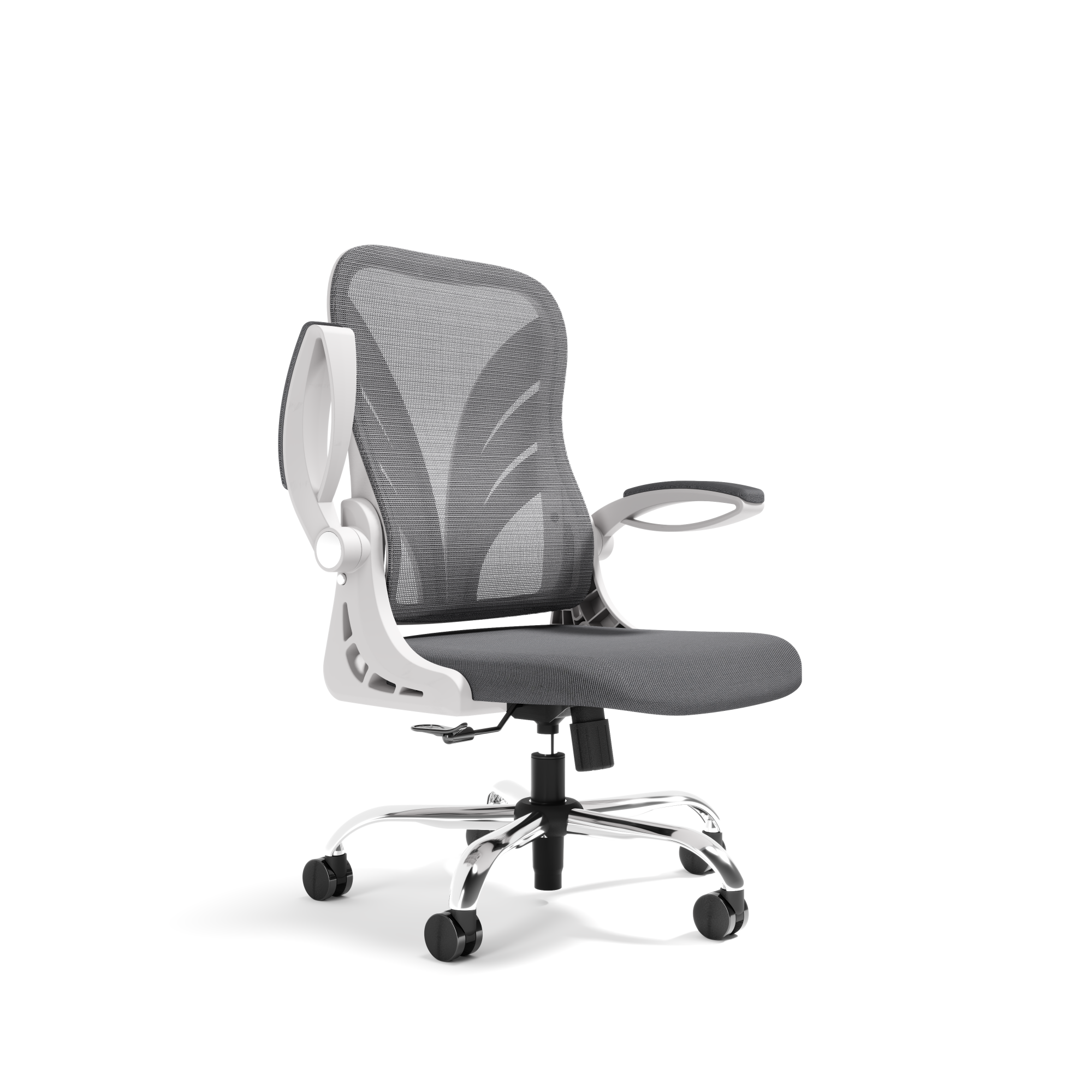 HOLLUDLE Ergonomic Office Chair Foldable Chair for Small Spaces