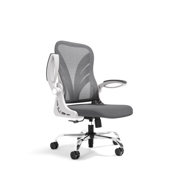 HOLLUDLE Ergonomic Office Chair Foldable Chair for Small Spaces