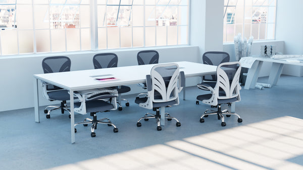 foldable office chair that stores easily under a desk