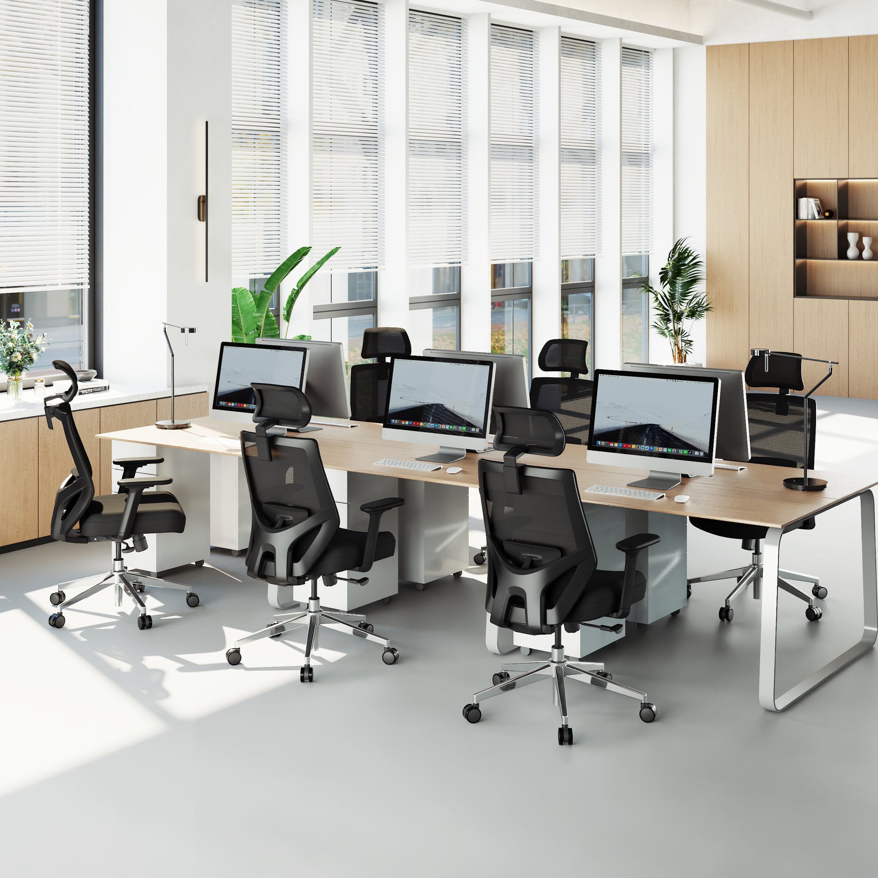 HOLLUDLE Ergonomic Office Chair Ease Chair for Home and Office