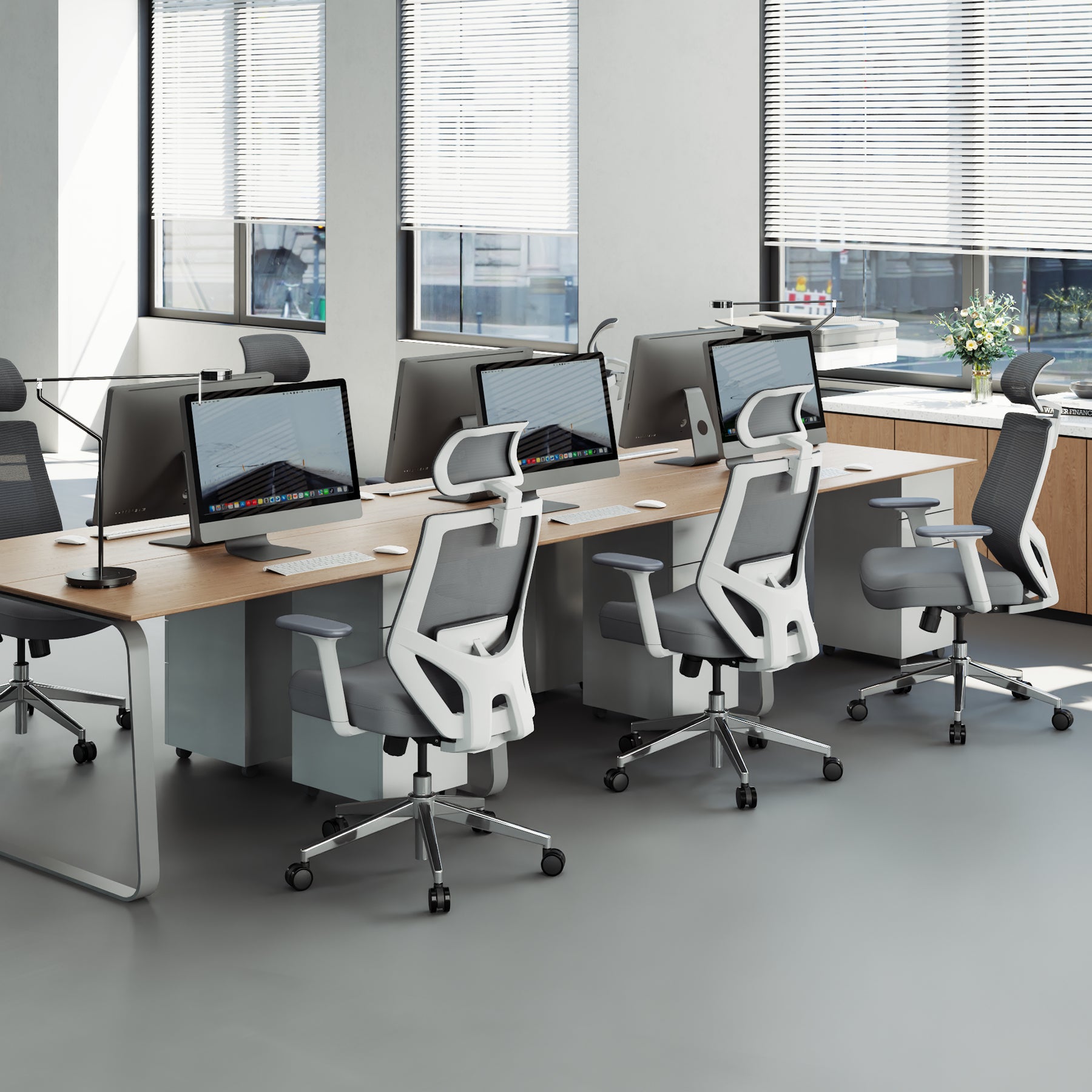 HOLLUDLE Ergonomic Office Chair Ease Chair for Home and Office