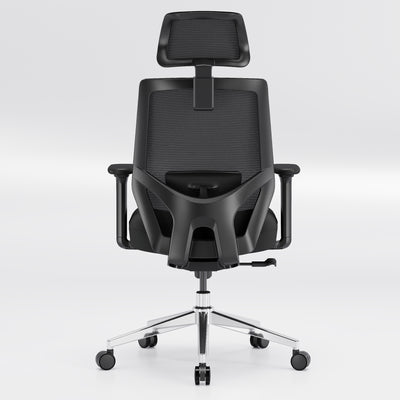 Chaise de bureau ergonomique HOLLUDLE Ease en maille avec appui-tête et accoudoirs réglables
