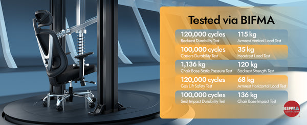 heavy duty ergonomic office chair for big and tall users