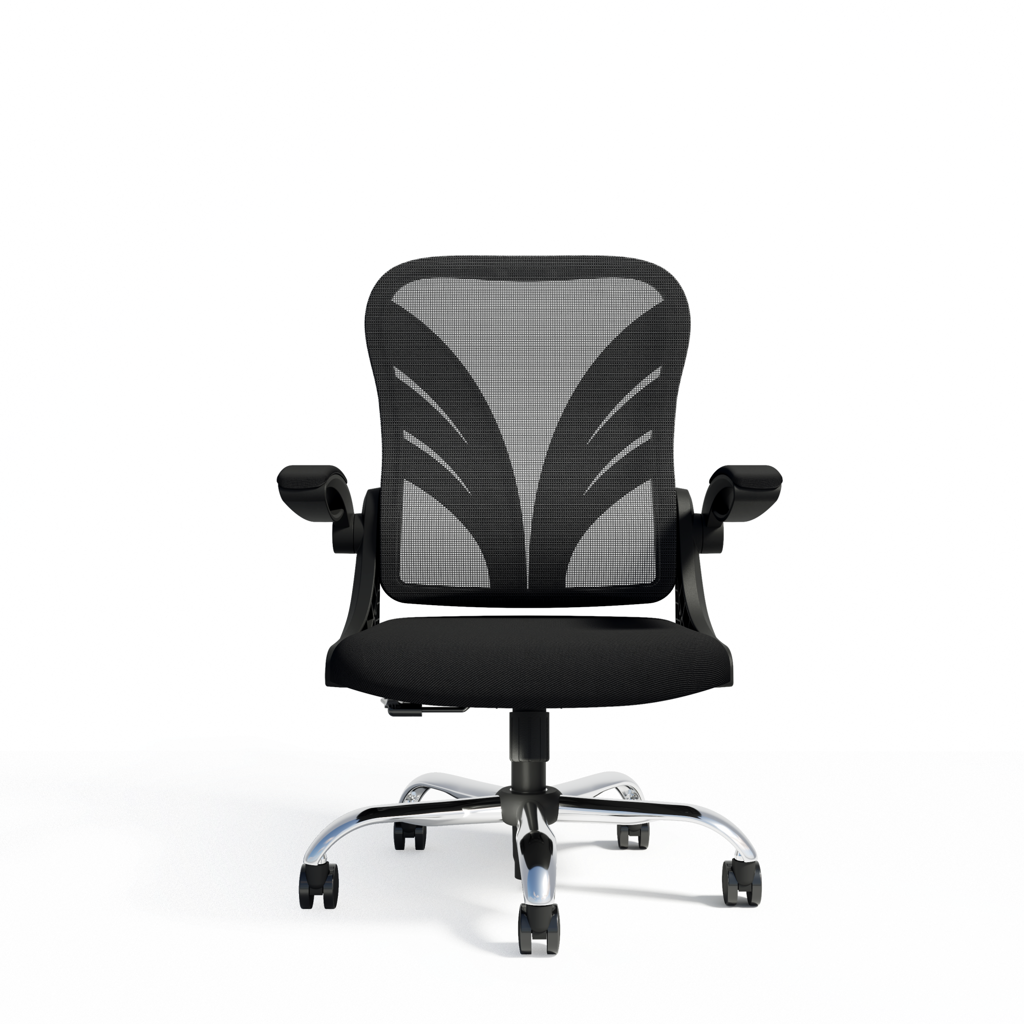 HOLLUDLE Ergonomic Office Chair Foldable Chair for Small Spaces