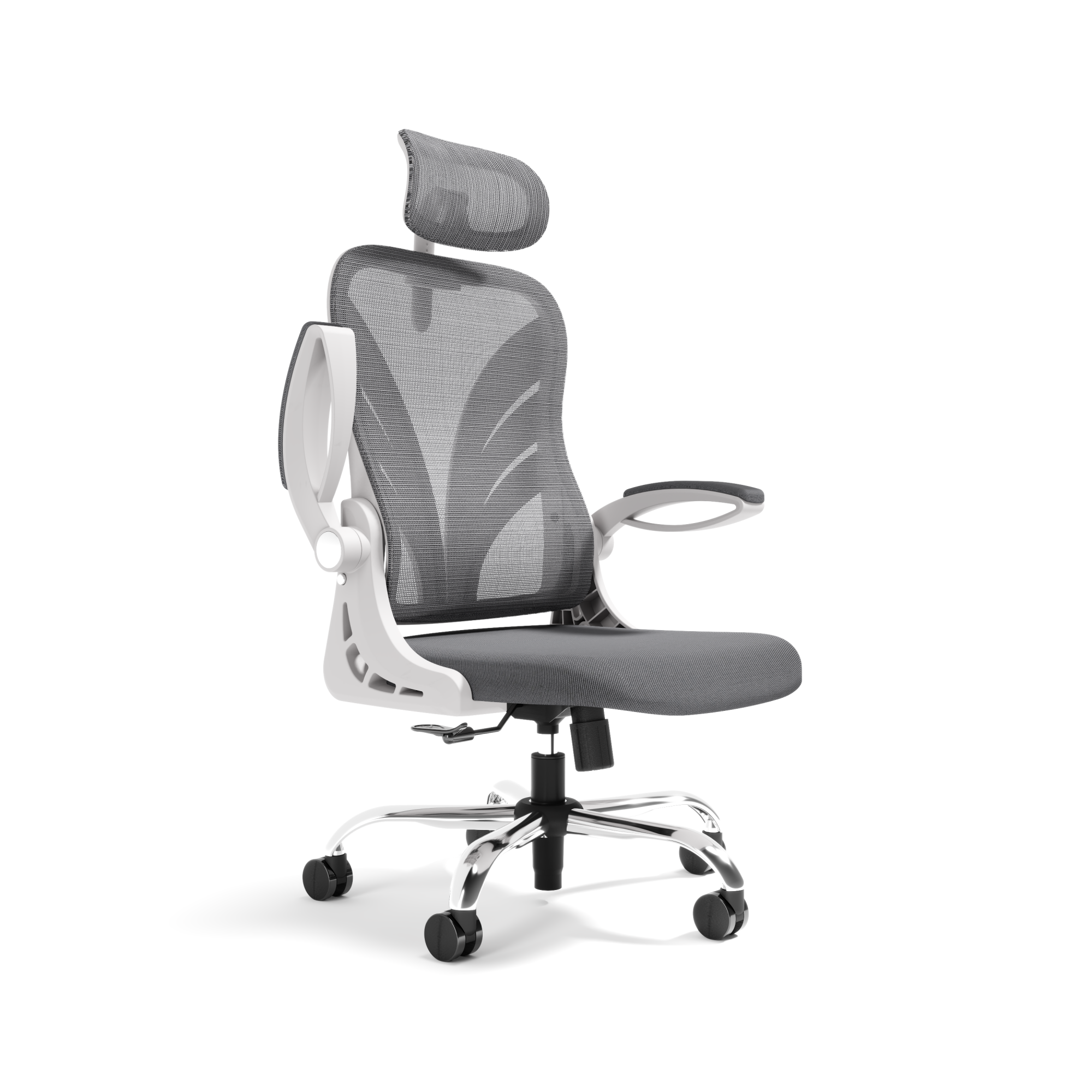 HOLLUDLE Ergonomic Office Chair Foldable Chair for Small Spaces
